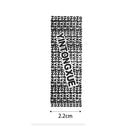 Poppy Crafts Identity Protection Roller Stamp with Box Cutter - Black