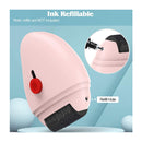 Poppy Crafts Identity Protection Roller Stamp with Box Cutter - Black