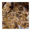 Poppy Crafts Fate Symphony Gold Foil Sticker collection - Vintage Measuring*