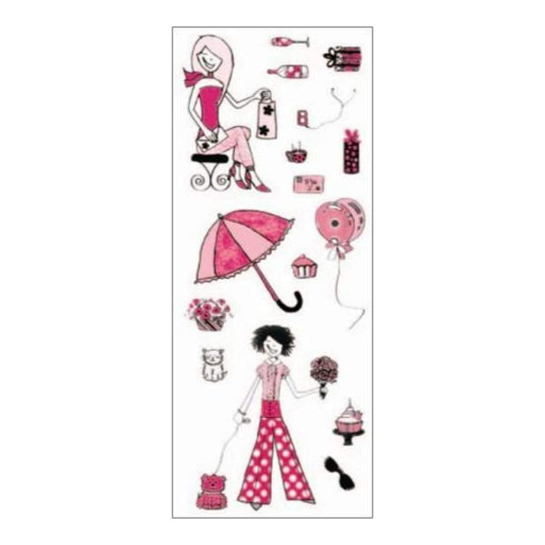 Mpress Stamps - Girls Day Out  10cm x 24cm