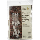 Solid Oak - Macrame Wall Hanger Kit - Feathers