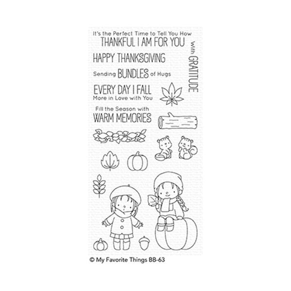 My Favourite Things - BB Fall Friends Clear Stamp set
