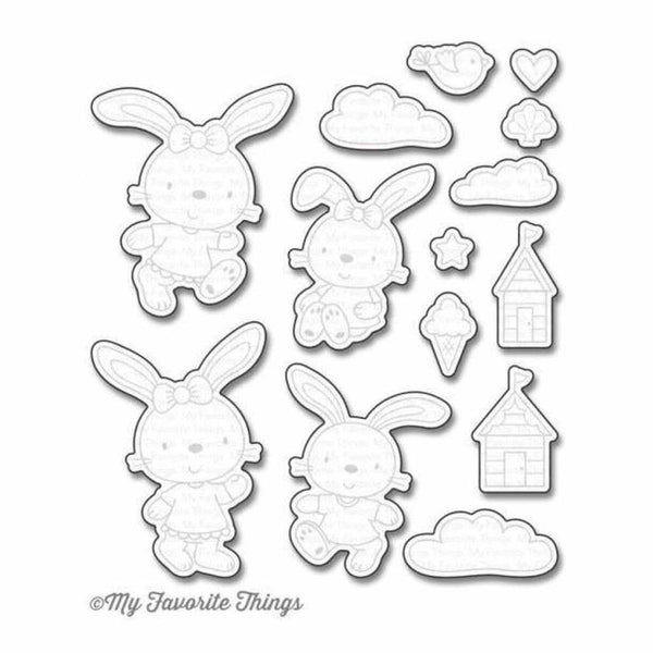 My Favourite Things - Die-namics Beach Bunnies