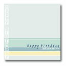 My Minds Eye - Birthday Lay-Over Layout - 12X12 Inch - Acid Free