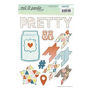 My Minds Eye - Cut And Paste Collection - Presh - Cardstock Stickers - Beautiful - My Minds Eye