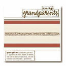 My Minds Eye - Grandparents Lay-Over Layout - 12X12 Inch - Acid Free