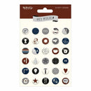 My Minds Eye Hey Mister Puffy Stickers