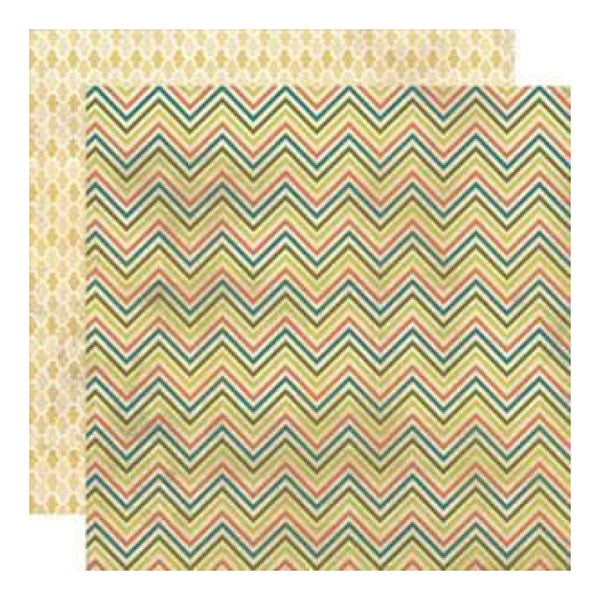 My Mind's Eye - Indie Chic - Citron - Grow Sherbet 12X12 Double-Sided Paper