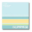 My Minds Eye - Summer Lay-Over Layout - 12X12 Inch - Acid Free