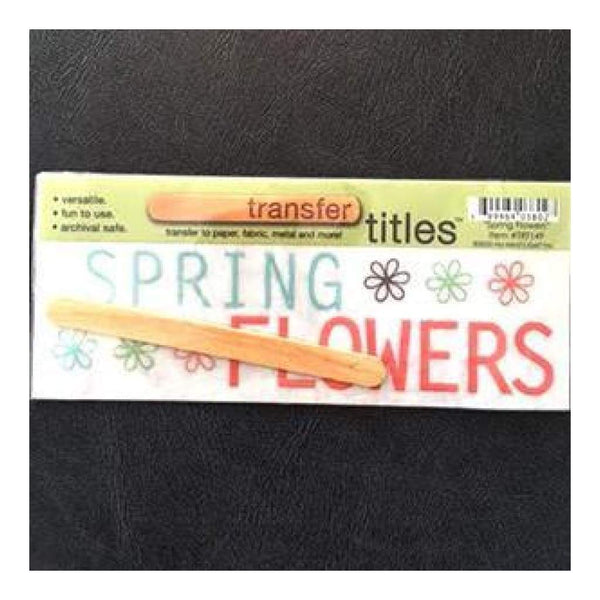 My Mind's Eye - Transfer Titles - Spring Flowers