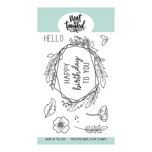 Neat & Tangled Clear Stamps 4inch X6inch Floral Frames