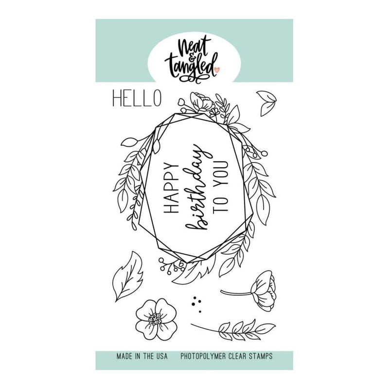 Neat & Tangled Clear Stamps 4inch X6inch Floral Frames
