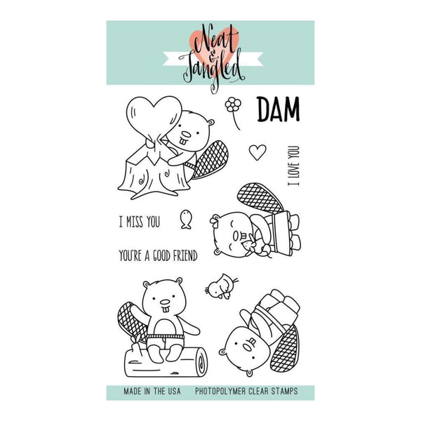 Neat & Tangled Clear Stamps 4x6 Beavers Eh