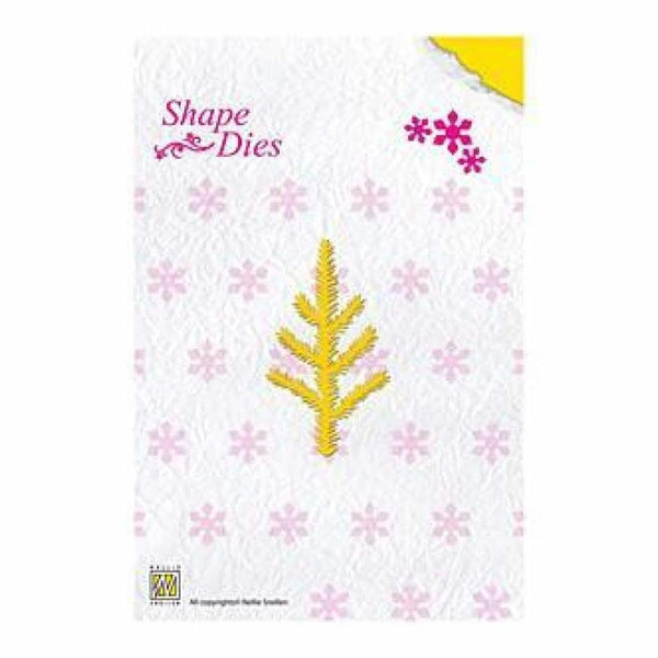 Nellie's Choice Shape Die Christmas Pine Branch