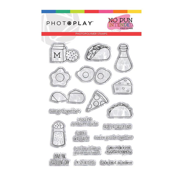 Photo play - Photopolymer 4x6 inch Stamps - Foodie, No Pun Intended