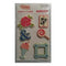 October Afternoon 5 & Dime Rubber Charms Adhesive 3D