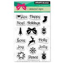 Penny Black Clear Stamps - Seasonal Sign 3 inchX4 inch*