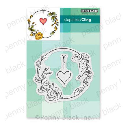Penny Black Cling Stamps - Rose Romance 4.2in x 3.9in