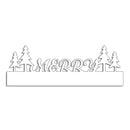 Penny Black Creative Dies - Merry 5.75inch X1.38inch