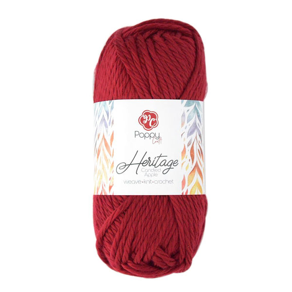Poppy Crafts Heartfelt Heritage Yarn 142g - Candied Apple - 100% Acrylic