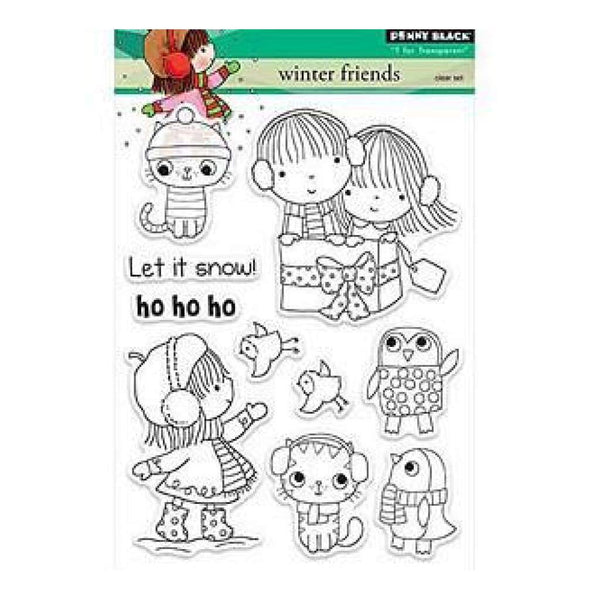 Penny Black Clear Stamp - Winter Friends