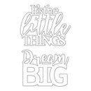 Penny Black Creative Dies - Dream Big, 2.4X3.7