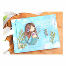 Picket Fence Studios 3 inch X4 inch Stamp Set Mermaid Tail*