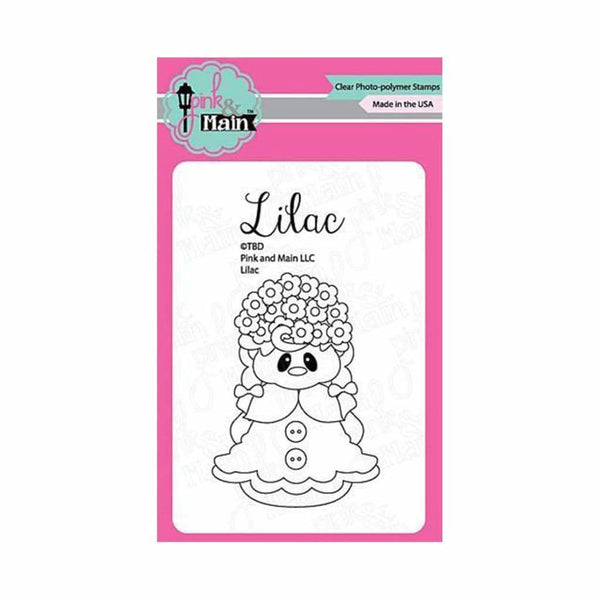 Pink & Main Clear Stamps 3Inch X4inch Lilac