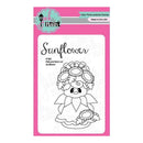 Pink & Main Clear Stamps 3Inch X4inch Sunflower