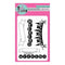 Pink & Main Clear Stamps 3Inch X4inch  Weekend Banners
