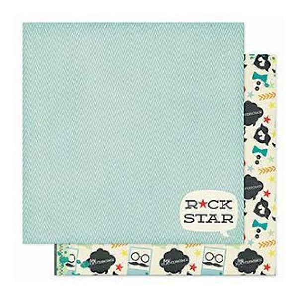Pink Paislee - Hey Kid - Simon Says 12X12 Double-Sided Paper