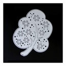 Poppy Crafts Dies - Christmas Tree with Bubbles and Snowflakes Die Design