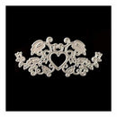 Poppy Crafts - Heart Flourish with Leaves Die Design