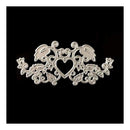 Poppy Crafts - Heart Flourish with Leaves Die Design