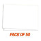 Poppy Crafts - White A2 Cards - 50 Pack