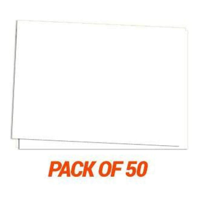 Poppy Crafts - White A2 Cards - 50 Pack