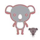 Poppycrafts Dies - Fun Koala Bear Die Design