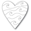 PoppyStamps Dies - Wavy Heart