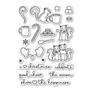 Poppystamps Clear Stamp Sets - Cup Of Cheer