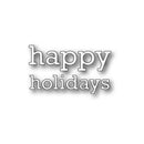 Poppystamps Die - Proper Happy Holidays