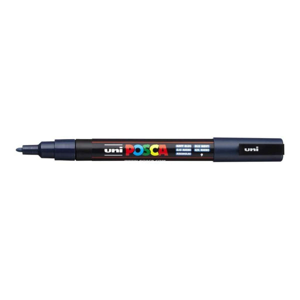 POSCA 3M Fine Bullet Tip Pen - Navy Blue