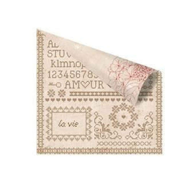 Prima Marketing - En Francais - Sampleur 12X12 Inch Double-Sided Cardstock (Pack Of 10)