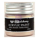 Prima Marketing Finnabair Art Alchemy Acrylic Paint 1.7 Fluid Ounces - Opal Magic Rose/Gold