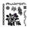 Prima Marketing - Iron Orchid Designs Decor Clear Stamps Fleur