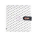 Prima Marketing - My Prima A5 Planner 9.375 inch X9.375 inch X2.625 inch Breathe - White with Black Dots