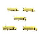 Eyelet Outlet Shape Brads 12 pack - School Bus