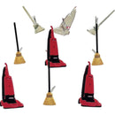 Eyelet Outlet Shape Brads 12 pack - Broom & Vacuum