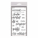 Ranger Letter It Clear Stamp Set 4" X 6" Invitation