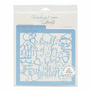 Rebecca Baer Stencil 7.75Inch X7.75Inch Oh Baby!
