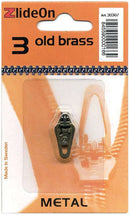 ZlideOn - Zipper Pull Replacements Metal 3 Old Brass*